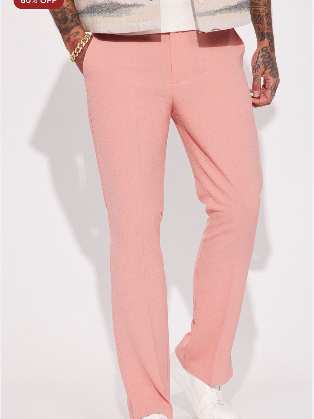 Nova men golden hour silt flare trousers